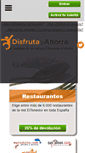 Mobile Screenshot of disfrutayahorra.com